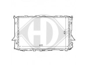 DIEDERICHS 8101144 radiatorius, variklio aušinimas 
 Aušinimo sistema -> Radiatorius/alyvos aušintuvas -> Radiatorius/dalys
4A0121251, 4A0121251A, 4A0121251D