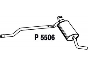 FENNO P5506 galinis duslintuvas 
 Išmetimo sistema -> Duslintuvas
SE021115315E