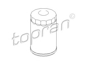 TOPRAN 300 092 alyvos filtras 
 Techninės priežiūros dalys -> Techninės priežiūros intervalai
1 043 147, 1 047 169, 1 066 071