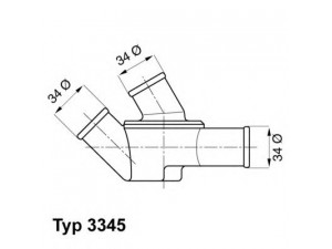 WAHLER 3345.79 termostatas, aušinimo skystis 
 Aušinimo sistema -> Termostatas/tarpiklis -> Thermostat
4218 6500, 0004218650, 421 8649