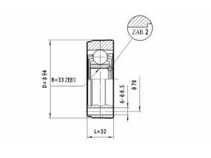 STATIM CW.051 jungčių komplektas, kardaninis velenas 
 Ratų pavara -> Sujungimai/komplektas
1J0498103, 1K0498103B, 1J0498103
