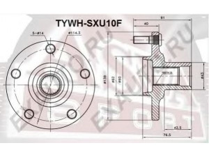 ASVA TYWH-SXU10F rato stebulė 
 Ašies montavimas/vairavimo mechanizmas/ratai -> Rato stebulė/montavimas -> Rato stebulė
43502-32070