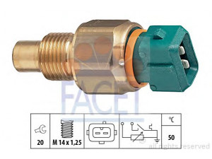 FACET 7.3542 siuntimo blokas, aušinimo skysčio temperatūra 
 Elektros įranga -> Jutikliai
1338 43, 9620384780, 1338 43, 13651-86CA0-000