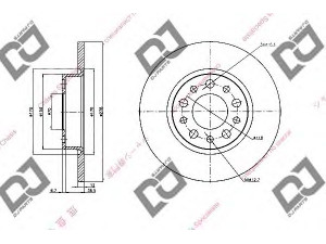 DJ PARTS BD1936 stabdžių diskas 
 Dviratė transporto priemonės -> Stabdžių sistema -> Stabdžių diskai / priedai
46843610, 51760273