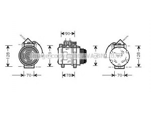 AVA QUALITY COOLING PRK032 kompresorius, oro kondicionierius 
 Oro kondicionavimas -> Kompresorius/dalys
96412612101