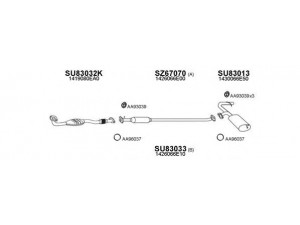VENEPORTE 830012 išmetimo sistema