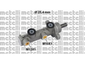 METELLI 05-0581 pagrindinis cilindras, stabdžiai 
 Stabdžių sistema -> Pagrindinis stabdžių cilindras
4761941