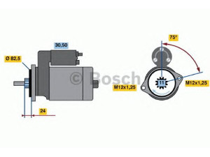 BOSCH 0 986 013 991 starteris 
 Elektros įranga -> Starterio sistema -> Starteris
28100 87601 000, 28100 87601