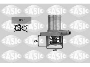 SASIC 4000357 termostatas, aušinimo skystis 
 Aušinimo sistema -> Termostatas/tarpiklis -> Thermostat
7700868980