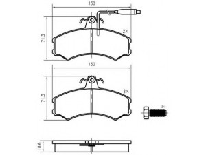 VEMA K410301 stabdžių trinkelių rinkinys, diskinis stabdys 
 Techninės priežiūros dalys -> Papildomas remontas
9938205, 9939028, 9941207, 95624970