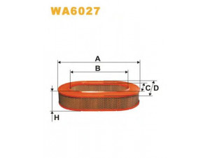 WIX FILTERS WA6027 oro filtras 
 Filtrai -> Oro filtras
5018033, 870X9601ABA, 0010948904