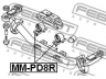 FEBEST MM-PD8R variklio montavimas 
 Variklis -> Variklio montavimas -> Variklio montavimo rėmas
MR112168