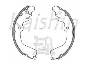 KAISHIN K6701 stabdžių trinkelių komplektas 
 Techninės priežiūros dalys -> Papildomas remontas
MB668745, MB668746, MB668747, MB858665