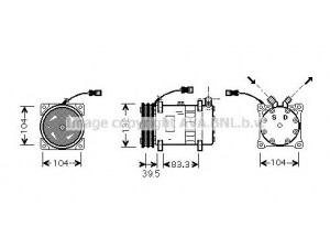 AVA QUALITY COOLING UVAK076 kompresorius, oro kondicionierius