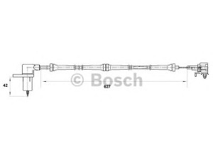 BOSCH 0 265 006 756 jutiklis, rato greitis 
 Elektros įranga -> Jutikliai
47911 0X800