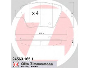 ZIMMERMANN 24563.165.1 stabdžių trinkelių rinkinys, diskinis stabdys 
 Techninės priežiūros dalys -> Papildomas remontas
5K0 698 451, 5K0 698 451 A