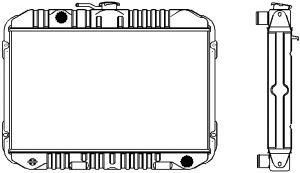 SAKURA  Automotive 1341-0317 radiatorius, variklio aušinimas