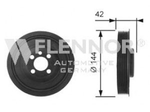 FLENNOR FVD99523 skriemulys, alkūninis velenas 
 Diržinė pavara -> Dirželio skriemulys
03G105243, 03G105243C, 1315782