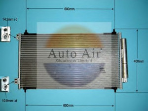 AUTO AIR GLOUCESTER 16-6220 kondensatorius, oro kondicionierius 
 Oro kondicionavimas -> Kondensatorius
6455FW, 1401113180, 1401113180