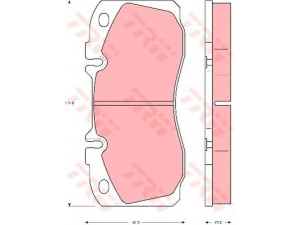 TRW GDB5068 stabdžių trinkelių rinkinys, diskinis stabdys 
 Techninės priežiūros dalys -> Papildomas remontas
1906416, 42555669