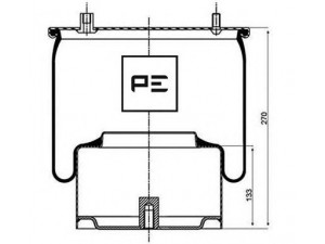 PE Automotive 084.053-72A dėklas, pneumatinė pakaba 
 Pakaba -> Pneumatinė pakaba
0 388 167, 0 388 168, 388167, 388168