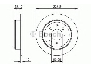 BOSCH 0 986 479 860 stabdžių diskas 
 Dviratė transporto priemonės -> Stabdžių sistema -> Stabdžių diskai / priedai
42510-SE0-000, 42510-SE0-010, 42510-SH3-G00
