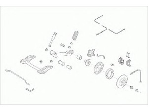 SACHS MERCE-A-KLA-RS003 vairavimo mechanizmas; rato pakaba 
 Ašies montavimas/vairavimo mechanizmas/ratai -> Prekių paieška pagal schemą