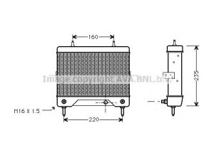 AVA QUALITY COOLING MS3241 alyvos aušintuvas, automatinė transmisija 
 Transmisija -> Automatinė pavarų dėžė -> Radiatorius
1245013601