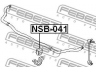 FEBEST NSB-041 skersinio stabilizatoriaus įvorių komplektas 
 Ašies montavimas/vairavimo mechanizmas/ratai -> Stabilizatorius/fiksatoriai -> Sklendės
54613-CG006