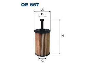 FILTRON OE667 alyvos filtras 
 Filtrai -> Alyvos filtras
1109AN, 1109R7, E149104, 1109AN
