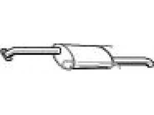WALKER 22817 galinis duslintuvas 
 Išmetimo sistema -> Duslintuvas
96460432, 96553619, 96553624, 96553627