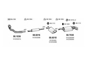 ASSO ART2675 išmetimo sistema 
 Išmetimo sistema -> Išmetimo sistema, visa