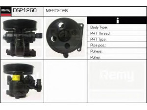 DELCO REMY DSP1260 hidraulinis siurblys, vairo sistema 
 Vairavimas -> Vairo pavara/siurblys