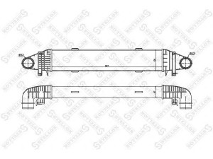 STELLOX 10-40226-SX tarpinis suslėgto oro aušintuvas, kompresorius 
 Variklis -> Oro tiekimas -> Įkrovos agregatas (turbo/superįkrova) -> Tarpinis suslėgto oro aušintuvas
2045000500, A2045000500