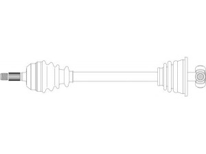 GENERAL RICAMBI CI3199 kardaninis velenas 
 Ratų pavara -> Kardaninis velenas