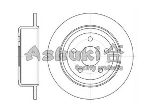 ASHUKI US104337 stabdžių diskas 
 Stabdžių sistema -> Diskinis stabdys -> Stabdžių diskas
52060147AA