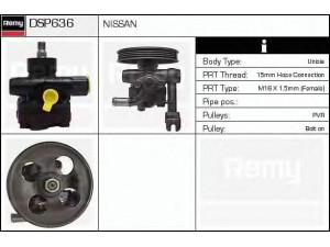 DELCO REMY DSP636 hidraulinis siurblys, vairo sistema 
 Vairavimas -> Vairo pavara/siurblys