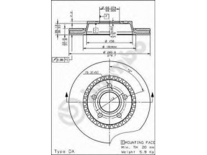 BREMBO 09.4964.10 stabdžių diskas 
 Stabdžių sistema -> Diskinis stabdys -> Stabdžių diskas
437615301, 437615301A