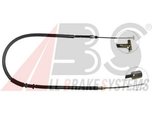 A.B.S. K10558 trosas, stovėjimo stabdys 
 Stabdžių sistema -> Valdymo svirtys/trosai
7615326, 92323733, 7615326, 92323733