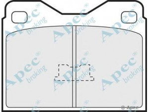 APEC braking PAD272 stabdžių trinkelių rinkinys, diskinis stabdys
431698151J
