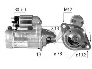 ERA 220047 starteris 
 Elektros įranga -> Starterio sistema -> Starteris
8 97189 118 0, 8 97189 118 1, 8 97386 062 0