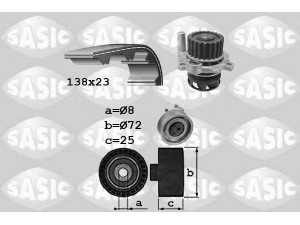 SASIC 3906091 vandens siurblio ir paskirstymo diržo komplektas 
 Aušinimo sistema -> Vandens siurblys/tarpiklis -> Vandens siurblys
06A121012X+06A198119, 06A121012X+06A198119