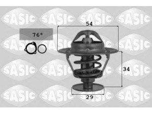 SASIC 3306040 termostatas, aušinimo skystis 
 Aušinimo sistema -> Termostatas/tarpiklis -> Thermostat
MD997605, 2120058G02, 2120058G04