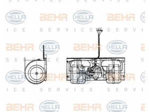 HELLA 8EW 009 158-451 vidaus pūtiklis 
 Šildymas / vėdinimas -> Orpūtė/dalys
81 61930 6053