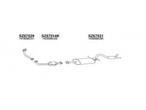 VENEPORTE 670039 išmetimo sistema