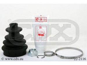 CDX 22-2116 gofruotoji membrana, kardaninis velenas 
 Ratų pavara -> Gofruotoji membrana