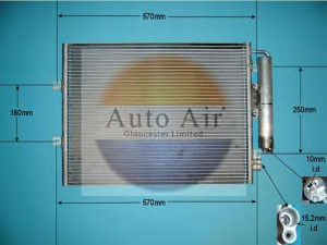 AUTO AIR GLOUCESTER 16-9011 kondensatorius, oro kondicionierius 
 Oro kondicionavimas -> Kondensatorius
8200448252