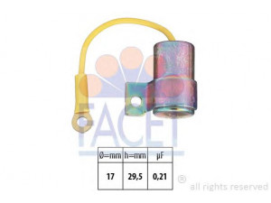 FACET 0.0288 kondensatorius, uždegimas 
 Kibirkšties / kaitinamasis uždegimas -> Degimo skirstytuvas/dalys
19133-87101, 49102-6102, 33261-58010
