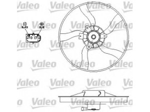 VALEO 696134 ventiliatorius, radiatoriaus 
 Aušinimo sistema -> Oro aušinimas
1253-96, 125396