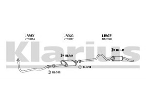 KLARIUS 090119U išmetimo sistema 
 Išmetimo sistema -> Išmetimo sistema, visa